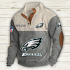 Men's Philadelphia Eagles Vintage Stand Collar Sweatshirt