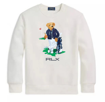 Ralph Laur* Bear Crewneck Sweatshirt(Velvet)