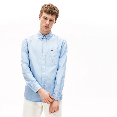 Lacost* Oxford long-sleeved shirt