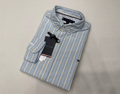 Tommy Hilfige* cotton striped long-sleeved shirt