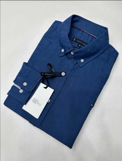 Tommy Hilfiger* (Linen) Long Sleeve Shirt