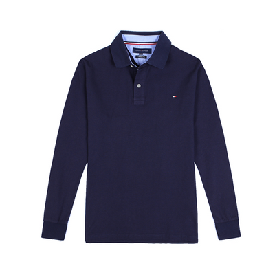 Tommy Hilfiger* Cotton Long Sleeve Polo Shirt