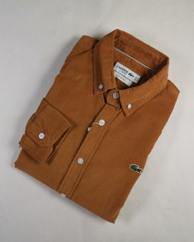 Lacost* Corduroy Long Sleeve Shirt