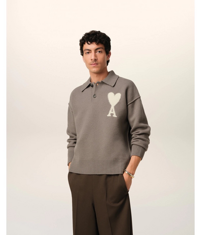 AM* Jacquard POLO Sweater