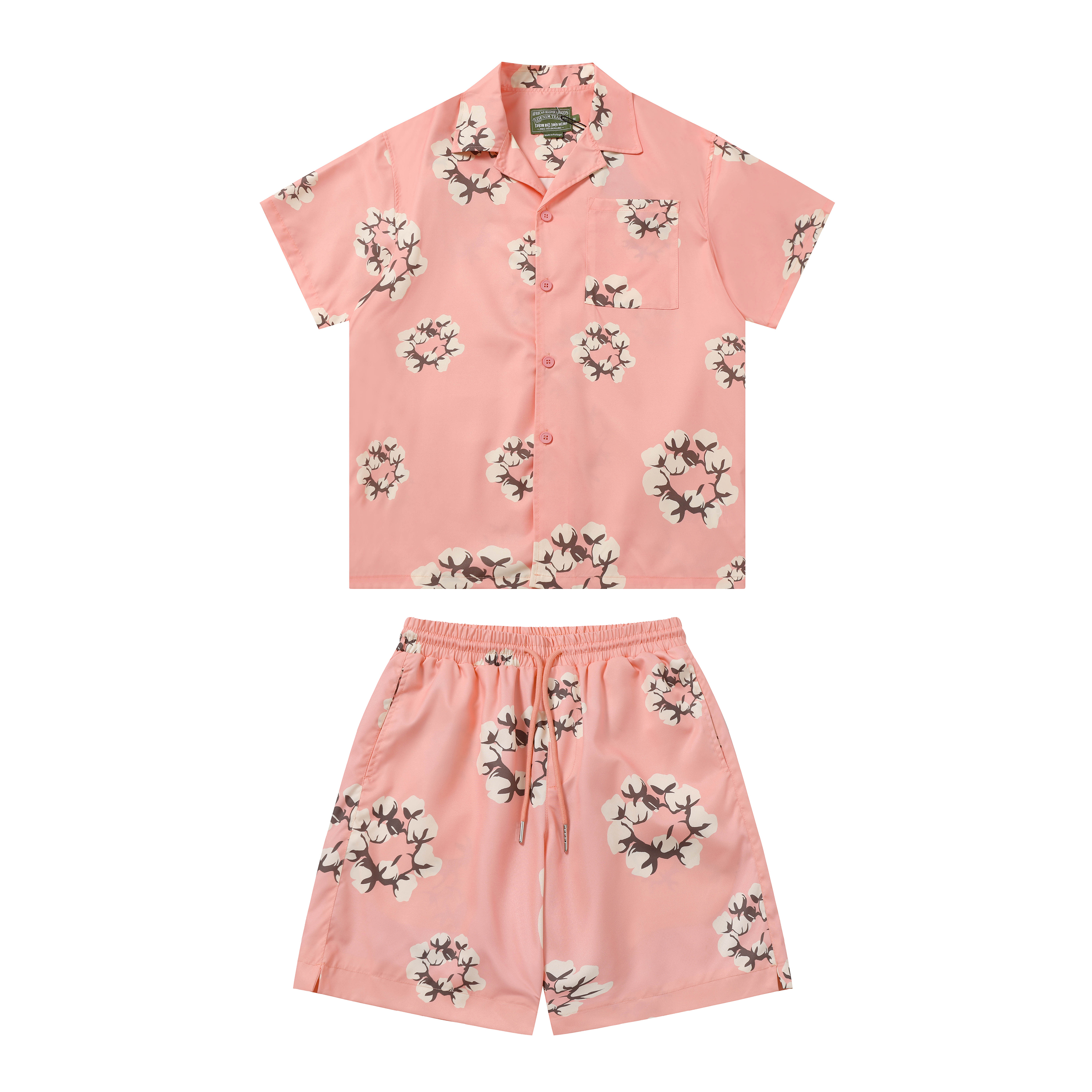 Garland Cotton Shirt + Shorts Set