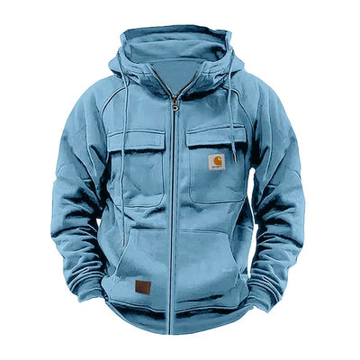 Men's Workwear Solid Color Tactical Sweatshirt