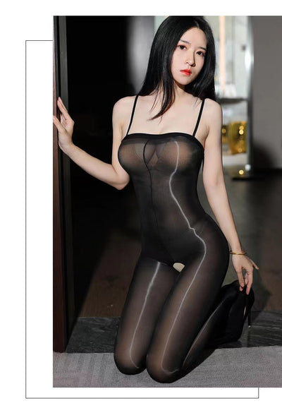 Suspender Silk Slip Body Stockings