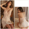 Mesh backless nightdress