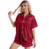 Short Sleeve Shorts Loungewear Pajama Set