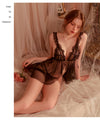 Mesh Pure Desire Style Halter Nightgown