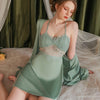 Premium Sensual Halter Nightgown Lace