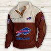 Men's Buffalo Bills Vintage Stand Collar Sweatshirt