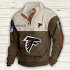 Men's Atlanta Falcons Vintage Stand Collar Sweatshirt