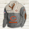 Men's Chicago Bears Vintage Stand Collar Sweatshirt