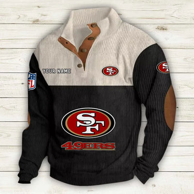 Men's San Francisco 49ers Vintage Stand Collar Sweatshirt