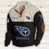 Men's Tennessee Titans Vintage Stand Collar Sweatshirt