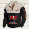 Men's Tampa Bay Buccaneers Vintage Stand Collar Sweatshirt