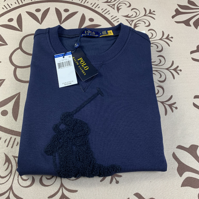 Ralph Lauren round neck towel embroidered sweatshirt